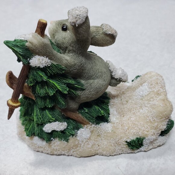 Charming Tails Figurine Collectible Who Put That Tree There? - Picture 9 of 10